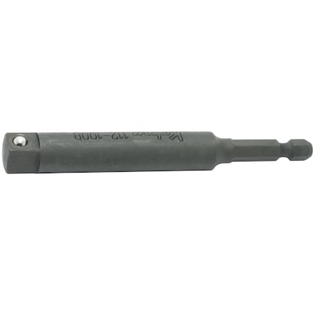 Ko-Ken Adaptor 3/8 Square 100mm Ball type 1/4 Hex Drive 112-100B